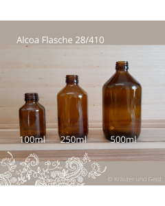 ALCOA Flasche Braunglas 28/410 NUR FLASCHE