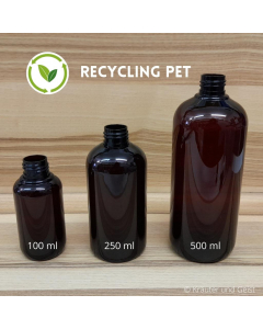 Leerflasche aus Recycling Pet