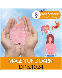 2024.10.15 | MAGEN UND DARM -  Web-Seminar mit Gudrun Laimer