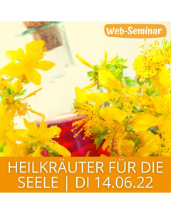 2022.06.14. | HEILPFLANZEN FÜR DIE SEELE Web-Seminar mit Gudrun Laimer