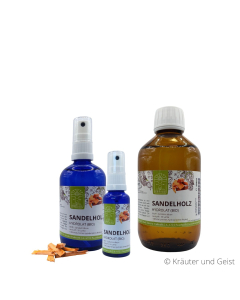 Sandelholz-Hydrolat in drei Groessen