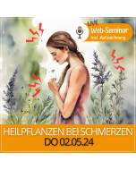 2024.05.02 | HEILPFLANZEN BEI SCHMERZEN -  Web-Seminar mit Gudrun Laimer