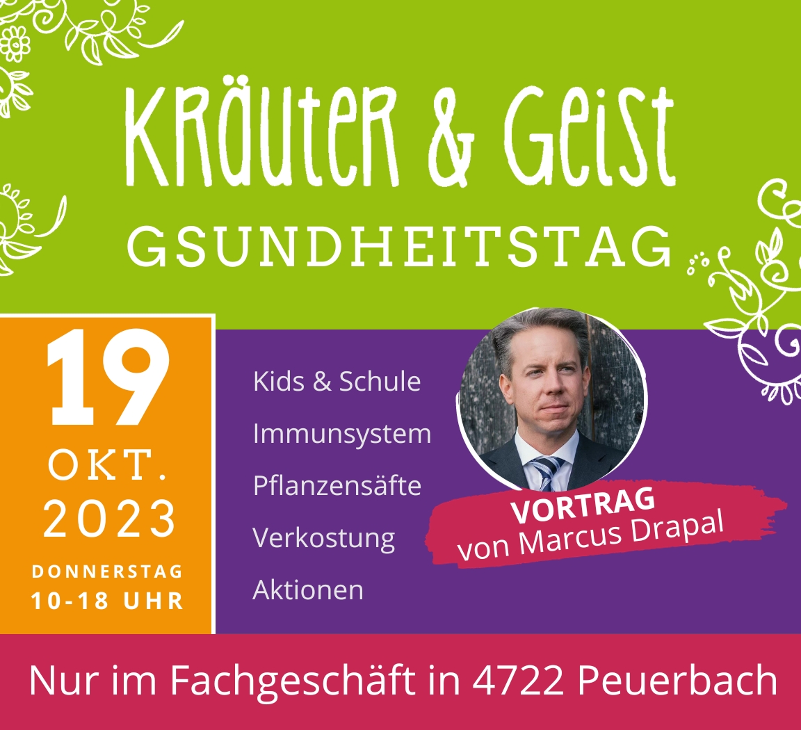 Kräuter & Geist GSUNDHEITSTAG, 19. Oktober 2023